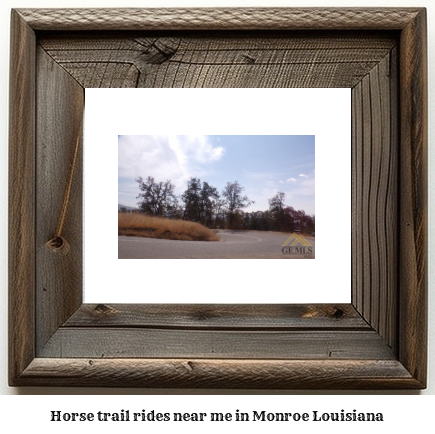 horse trail rides near me in Monroe, Louisiana